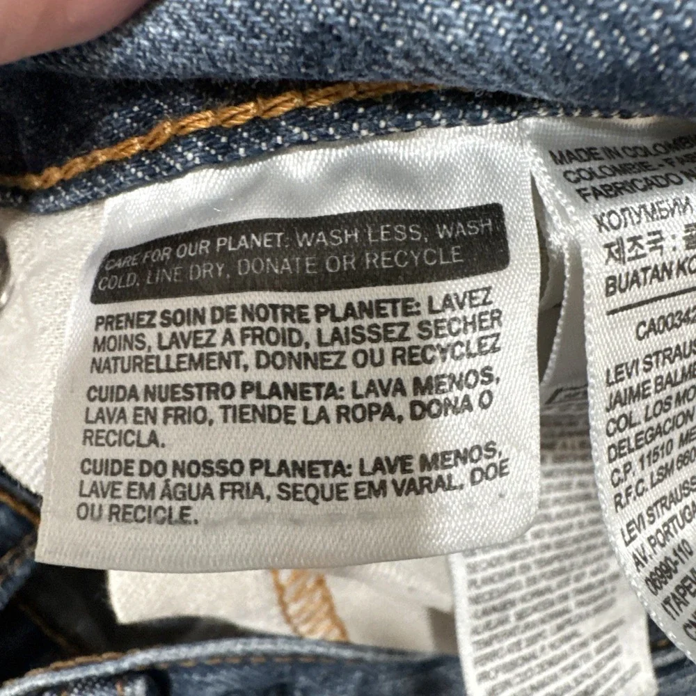 Levi's 550 Relaxed Fit Jeans‎ Mens 36 X 34 Blue 100% Cotton Denim
